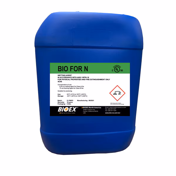 Bioex -  BIO FOR N Wetting Agent & Foam, Class A/B  - Structure, Forestry