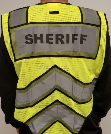 FIRENINJA - ULTRABRIGHT OLIVE - SHERIFF PUBLIC SAFETY VEST